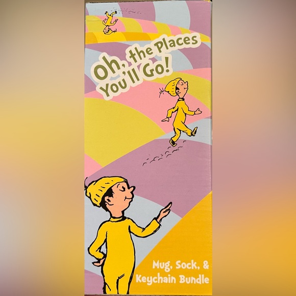 Dr. Seuss - “Oh the Places You’ll Go” Gift set! Just add cellophane wrap! - Picture 13 of 15